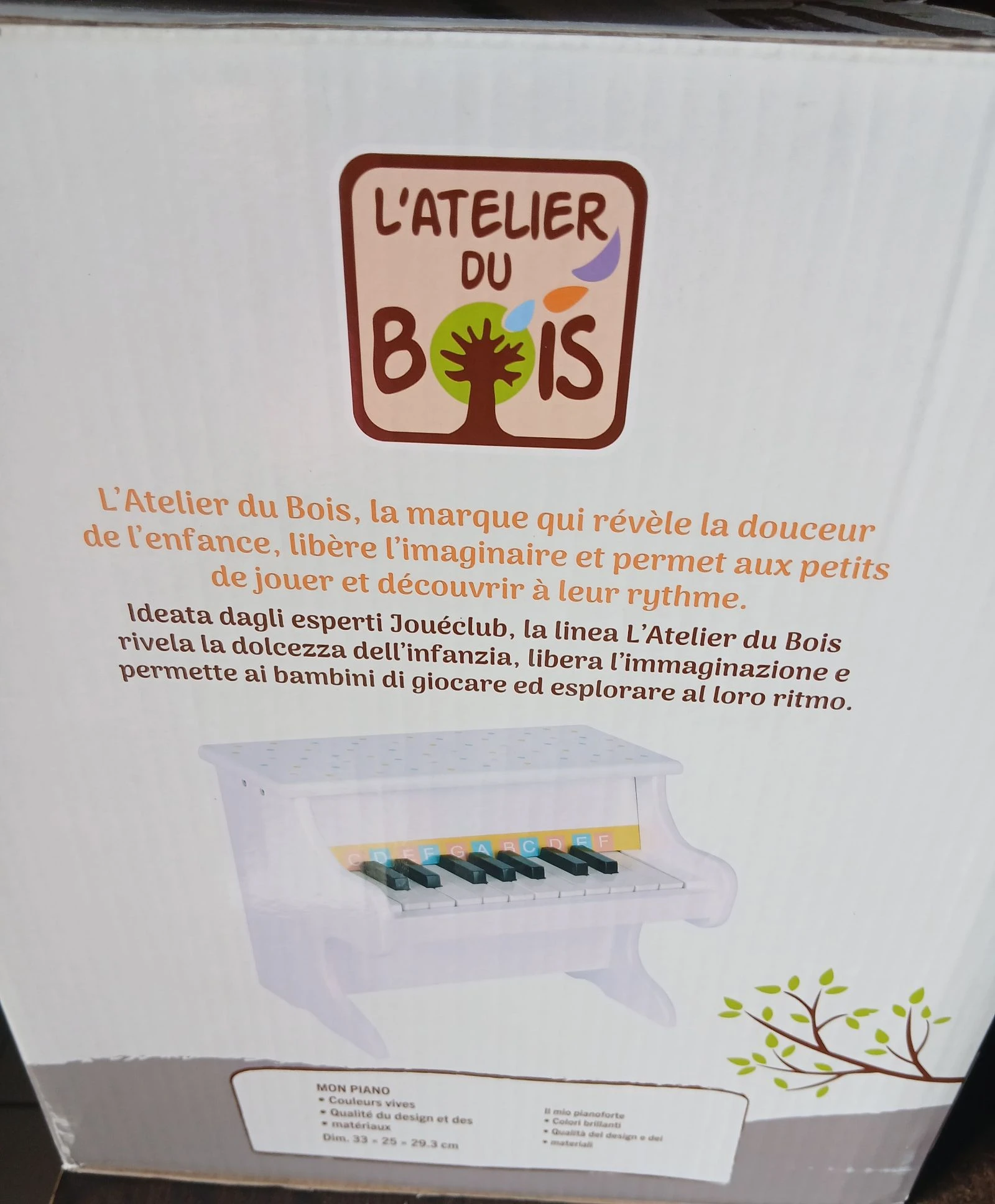 Piano enfant musical L'atelier du bois  – photo 2